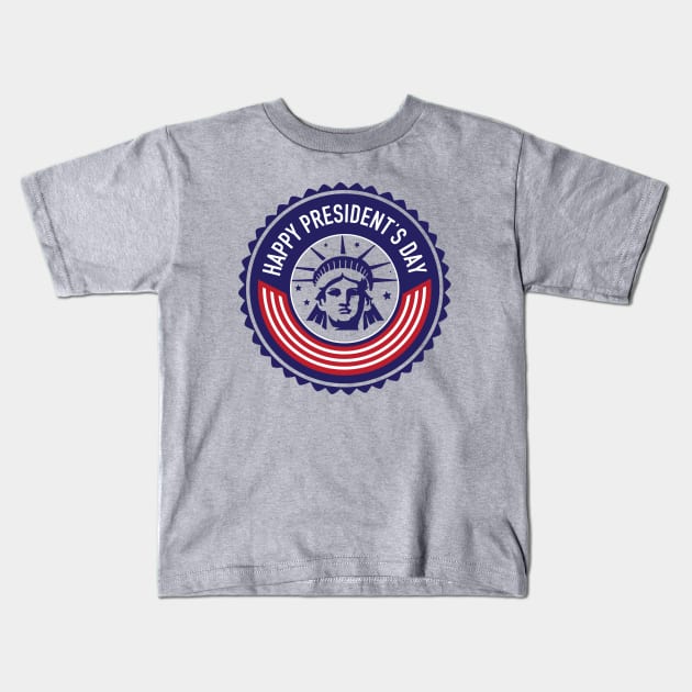 Liberty Badge Kids T-Shirt by Skidipap